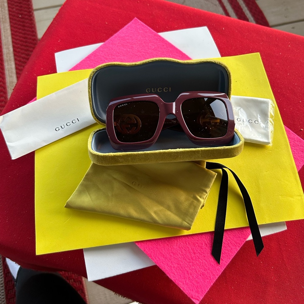 GUCCI Authentic BIG OVERSIZED GG Luxury Sunglasses